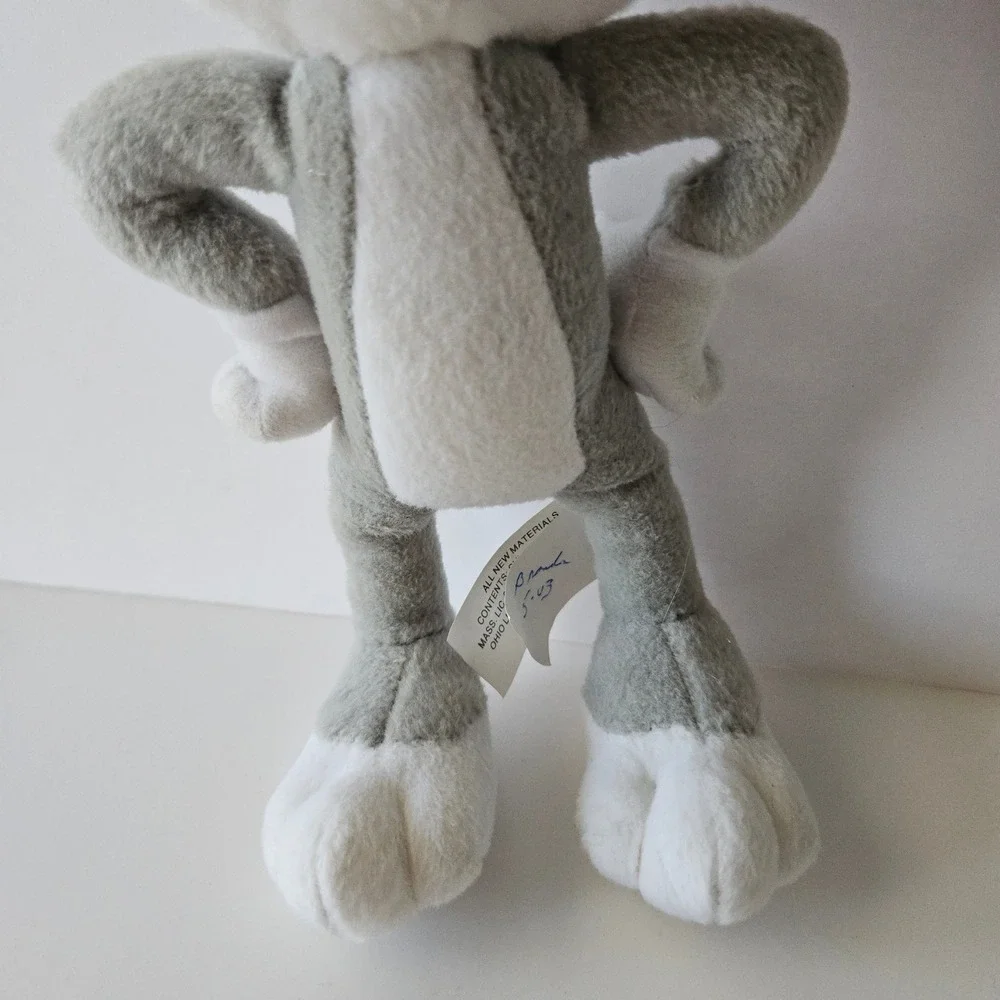 Nanco Looney Tunes BUGS BUNNY 10in Plush Stuffed Beanie Animal‎ 2003